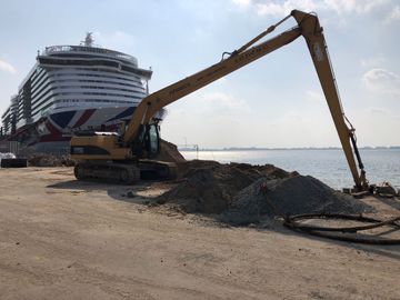 Baumaschine im Einsatz