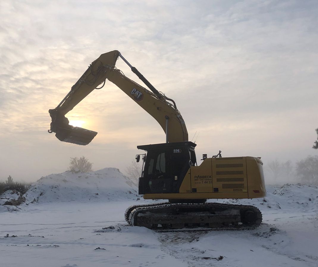 Plambeck Erd- und Tiefbau Cuxhaven Winter