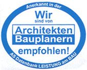 Logo von Architekten Bauplanern empfohlen